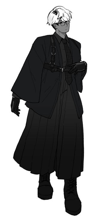 Fullbody Flat Sketch B: $70
